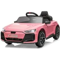 LALAHO Elektro-Kinderauto Elektro-Kinderauto Elektroauto Audi RS E-Tron GT, Sanfter Start