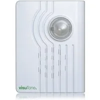 HUMANTECHNIK Türklingel-Set visuTone Klingelverstärker für Tür oder Telefon, lauter Ton + Blitz, 4 Klingeltöne, (1-tlg), für Hörgeschädigte