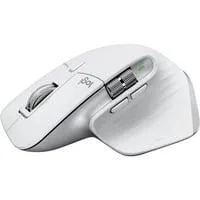 MX Master 3S, Maus hellgrau, 7 Tasten, Logi Bolt, Bluetooth, kompatibel mit PC/Mac/iPad/Android