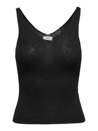 JDY - JDYBODILLA LUREX S/L TOP KNT black - Gr. - XS