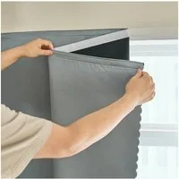 Verdunklungsrollo Selbstklebende, tragbare Verdunkelungsvorhänge, leicht zu installieren, Diwzbyn, für Wohnzimmer Thermovorhang Wohnzimmer Vorhänge Fenster
