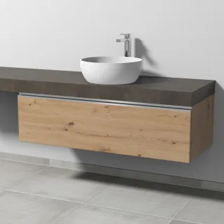 Sanipa Waschtischunterbau mit Auszug 2morrow (L2326) 340x1200x520 Eiche-Natural-Touch L232685