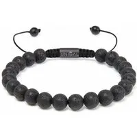 UNIQAL.de Perlenarmband aus Natur- & Edelstein – Unisex, 8 mm (einreihiges Natursteinarmband, verschiedene Farben & Steinsorten), verstellbar, handgefertigt