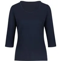 Trigema T-Shirt TRIGEMA Langarmshirs aus Biobaumwolle (1-tlg)
