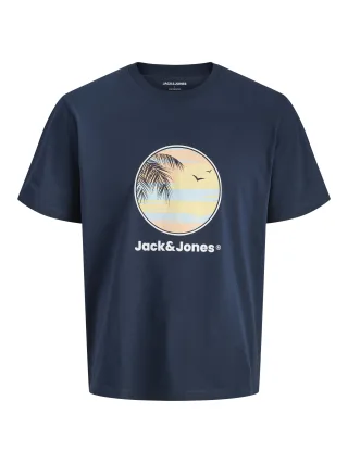 JACK&JONES - JJPERRY TEE SS CREW NECK MNI navy blazer - Gr. - 128