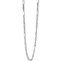 Adelia´s Kette ohne Anhänger Halskette – Plattenkette aus Edelstahl, Schöne Geschenkidee zum Weihnachten