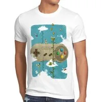 style3 T-Shirt 6 Bit Classic Gamer snes mario super kart konsole nintendo retro