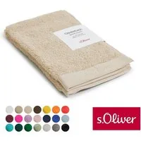s.Oliver Gästehandtuch s.Oliver, Premium Qualität, 600 gr/m², auch als Sets erhältlich, Walkfrottier (1-St), große Farbauswahl, auch als Duschtuch, Waschhandschuh, Handtuch