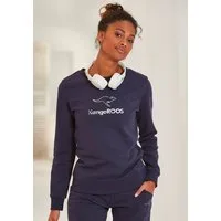 KangaROOS Sweatshirt mit Kontrastfarbenem Logodruck, Loungewear