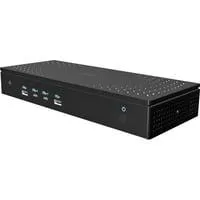 Universal 5x 4K/60Hz Display Docking Station Power Delivery 100W, Dockingstation schwarz, Anschluss per USB/Thunderbolt 3/4
