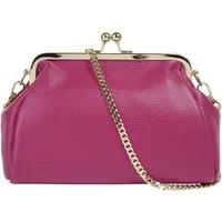 Cluty Abendtasche (1-tlg), echt Leder, Made in Italy