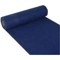PAPSTAR Tischläufer stoffähnlich Vlies soft selection 24 m x 40 cm dunkelblau