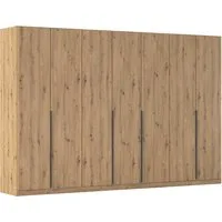OTTO home Drehtürenschrank Kleiderschrank Schrank Garderobe AGORDO Schlafzimmer (in zwei Griff-Farben, Breiten 91-405 cm, Dekor- oder Hochglanzfront) durchdachte Innenausstattung, in 8 Breiten und 2 Höhen MADE IN GERMANY