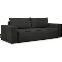 KONSIMO® 3-Sitzer NAPI Sofa mit Schlaffunktion & massivem Gestell, hergestellt in der EU, Couch für Dauerschläfer, mit Wellenunterfederung, Großer Bettkasten