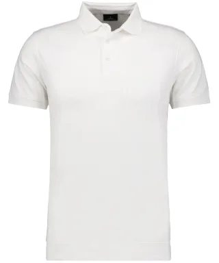 RAGMAN - Pima-Polo mit Bund weiss - Gr. - M