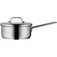 WMF Kasserolle Mini Stielkasserolle mit Deckel, 16 cm, Cromargan® Edelstahl rostfrei 18/10 (1-tlg., 1x Stielkasserolle mit Deckel 16 cm für Herdplatten mit Ø 14,5 cm), Mini