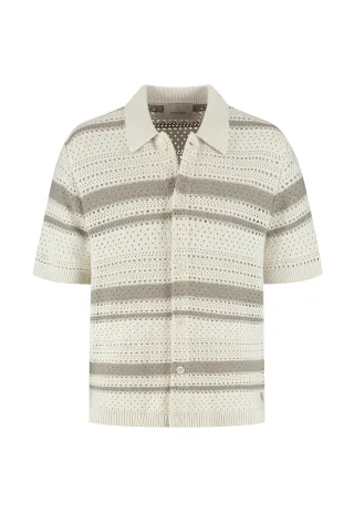 Dstrezzed - DS_Mica Shortsleeve Shirt silver birch - Gr. - S