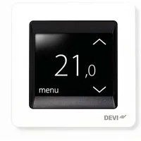 Danfoss Raumthermostat Danfoss DEVIreg Touch 140F1064 Thermostat Weiß für Fußbodenheizung, (1-St)