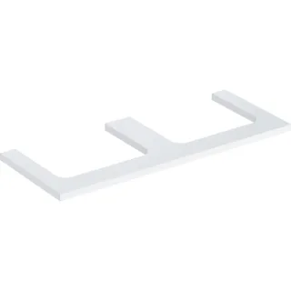 Geberit ONE Waschtisch-Platte, Ausschnitt links und rechts, für Aufsatzwaschtisch 505345001