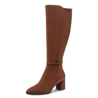 Tamaris Stiefel, Blockabsatz, Langschaftstiefel in veganer Verarbeitung
