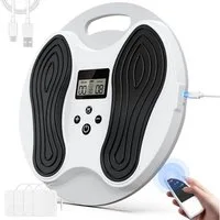 AKKEE EMS-Fußmassage-Gerät Medic Durchblutungsstimulator für Füße & Beine 500/1200mah, (Inkl. 4 TENS-Pads), für Entspannung, Muskelkräftigung und Schmerzbehandlung