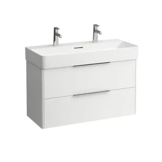 LAUFEN Base für VAL Waschtischunterschrank H4024121102611, 93x53x39cm, 2 Auszüge, weiß glanz