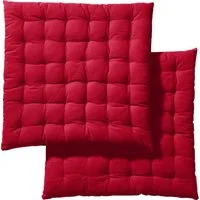 REDBEST Stuhlkissen Stuhlkissen 2er-Pack, Uni
