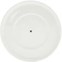 Bastion Collections Teller Bastion Collections - Unterteller Untertasse D 15cm Weiß Herz RJ/PL