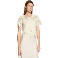 Vera Mont Spitzenbluse Damen kurzarm