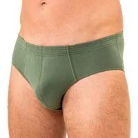HERMKO Slip 3300 Bio-Baumwolle, Sport Slip ohne Eingriff, Dehnbund, hautnaher Schnitt