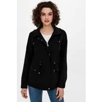 ONLY Parka ONLNEWSTARLINE SPRING JACKET CC OTW mit durchgehendem und verdecktem Reißverschluss