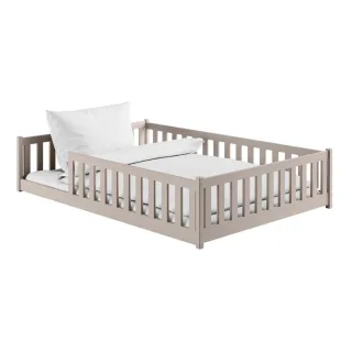 Kids Collective Bodenbett, Kaschmir, Holz, 140x200 cm, Kinderzimmer & Jugendzimmer, Kindermöbel, Kinderbetten, Kindereinzelbetten