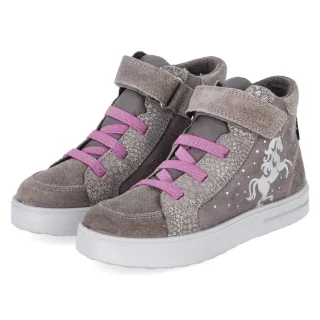 Superfit Klettboots STELLA - Gr. 28 - Grau - Leder & Textil