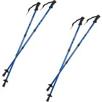 EUROBATT Sp. z o.o. Nordic-Walking-Stöcke 65–135 cm, teleskopisch (2 St), ANTI SHOCK-System - Dreiteilige Konstruktion