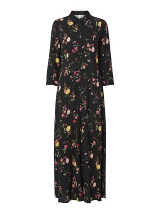 Y.A.S - YASSAVANNA LONG SHIRT DRESS S. NOOS Black - Gr. - S