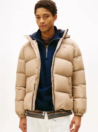 Tommy Jeans (PVH Group) - TJM ESSENTIAL DOWN JACKET EXT coastal taupe - Gr. - XL