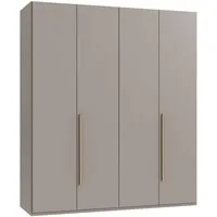 Wimex Drehtürenschrank Kleiderschrank London, in den Breiten 180cm, 225cm oder 270cm (mit verschiedenen Griffen in goldfarben, silberfarben oder schwarz) wahlweise mit Basic- oder Premium-Ausstattung erhältlich