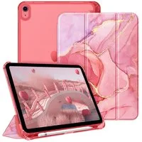 Fintie Tablet-Hülle für iPad 11 Generation 11‘’ 2025 (A16), iPad 10 Generation 10.9'' 2022, ultradünn, mit Stifthalter, transparenter Rückseite, Auto Schlaf/Wach