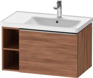 Duravit D-Neo Waschtischunterbau wandhängend Nussbaum Matt 784x452x440 mm - DE4257070790000 DE4257070790000