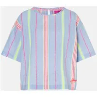 Lieblingsstück Shirtbluse AmitaL im Streifendesign mit glänzenden Akzenten
