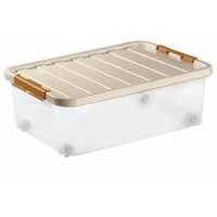 Heidrun Aufbewahrungsbox Rollerbox 25 l, 52 x 36 x 18 cm mit 4 Rollen