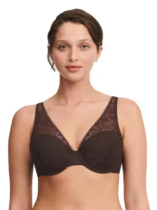 Chantelle Lingerie - DAY TO NIGHT Tief ausgeschnittener Spacer-BH brown - Gr. - 75C