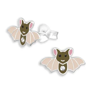 Fledermaus Kinder Ohrringe aus 925 Silber