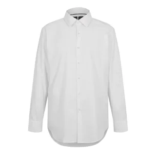 Hugo Boss - "P Hank" Hemd für Herren, Kentkragen, Oxford-Stil, Langärmlig (Weiß)