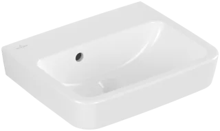 Villeroy & Boch O.novo Handwaschbecken, 450 x 370 x 160 mm, Weiß Alpin AntiBac CeramicPlus, mit Über 434447T2