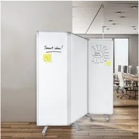 Karat Tafel Mobile Trennwand, Whiteboard, Magnetisch, Magnetisch