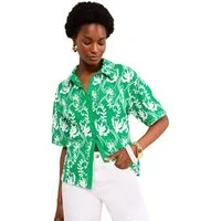Love & Roses Kurzarmhemd Love & Roses Button-down-Kurzarmhemd, Regular (1-tlg)
