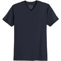 redfield V-Shirt T-Shirt V-Ausschnitt dunkelblau Redfield Übergröße