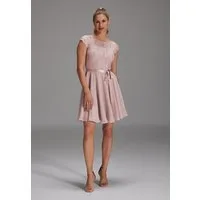 SWING Cocktailkleid Taillierte Passform mit ausgestelltem Rockteil