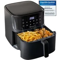 Sommertal Heißluftfritteuse, 2000 W, Touchscreen, 8 Programme, 2000 Watt, TÜV Rheinland GS geprüft